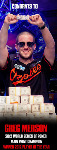 2012 D�nya Poker �ampiyonu Greg Merson oldu!